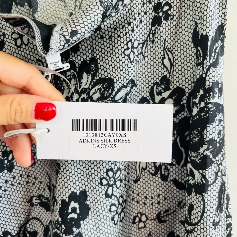 Reformation Adkins Silk Dress Size XS NWT - Picture 3 of 9